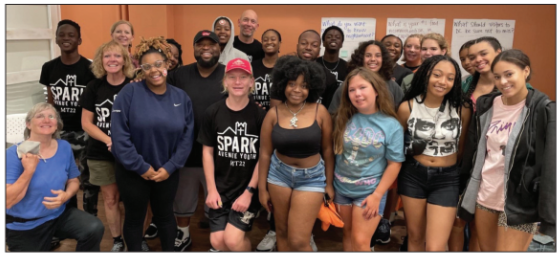 A youth group visits the Adams Morgan ministries from Park Avenue UMC in Minneapolis, MN as part of the revived "Come and See" program at The Festival Center.